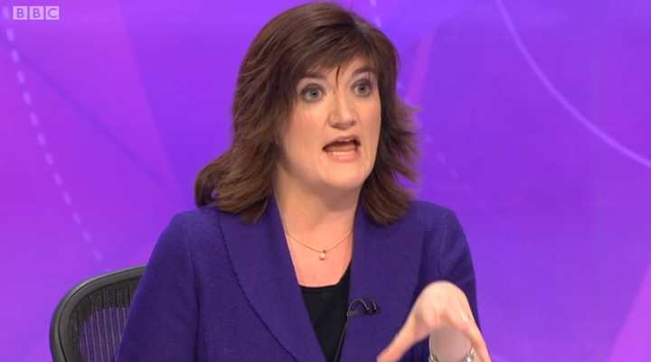 Nicky Morgan on Question Time