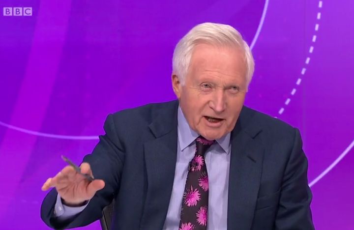 David Dimbleby was slammed by BBC Question Time viewers of 'silencing' SNP MP Tasmina Ahmed-Sheikh