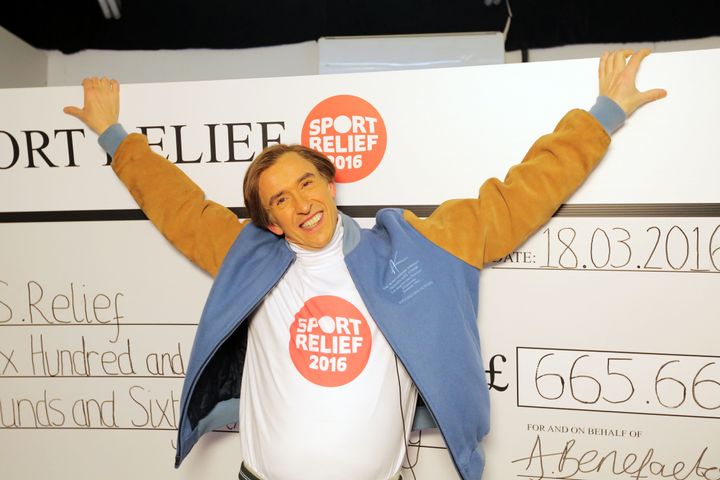 Steve Coogan's Alan Partridge character is getting in on the 'Sport Relief' action