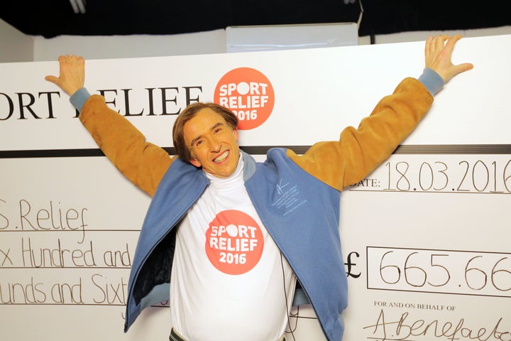 <strong>Steve Coogan's Alan Partridge character is getting in on the 'Sport Relief' action</strong>