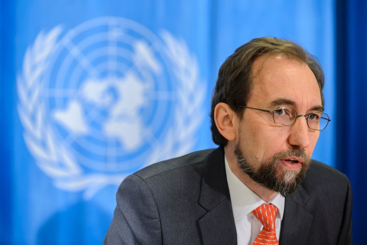 United Nations High Commissioner for Human Rights Zeid Ra'ad Al Hussein said Friday the the Saudi-led coalition fighting in Yemen could be responsible for "international crimes." 