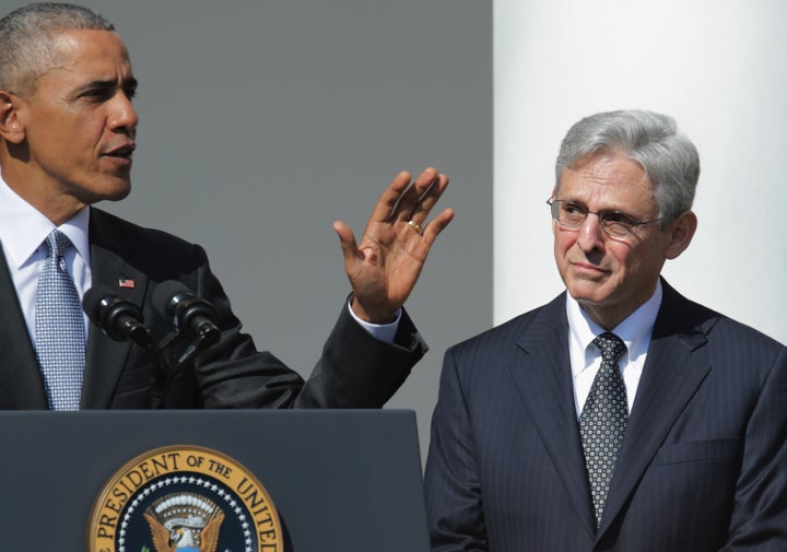 President Barack Obama introduces Merrick Garland as his nominee for the Supreme Court.