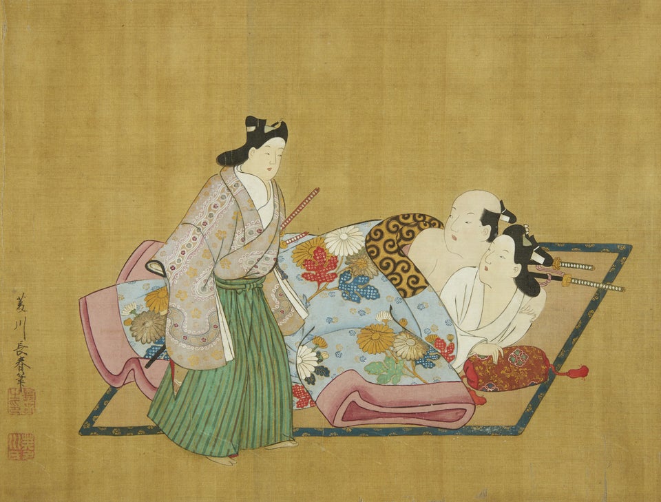 Ancient Japanese Gay Porn - Feast Your Eyes On These Rare 17th-Century Handscrolls Of Japanese Gay  Erotica | HuffPost Entertainment