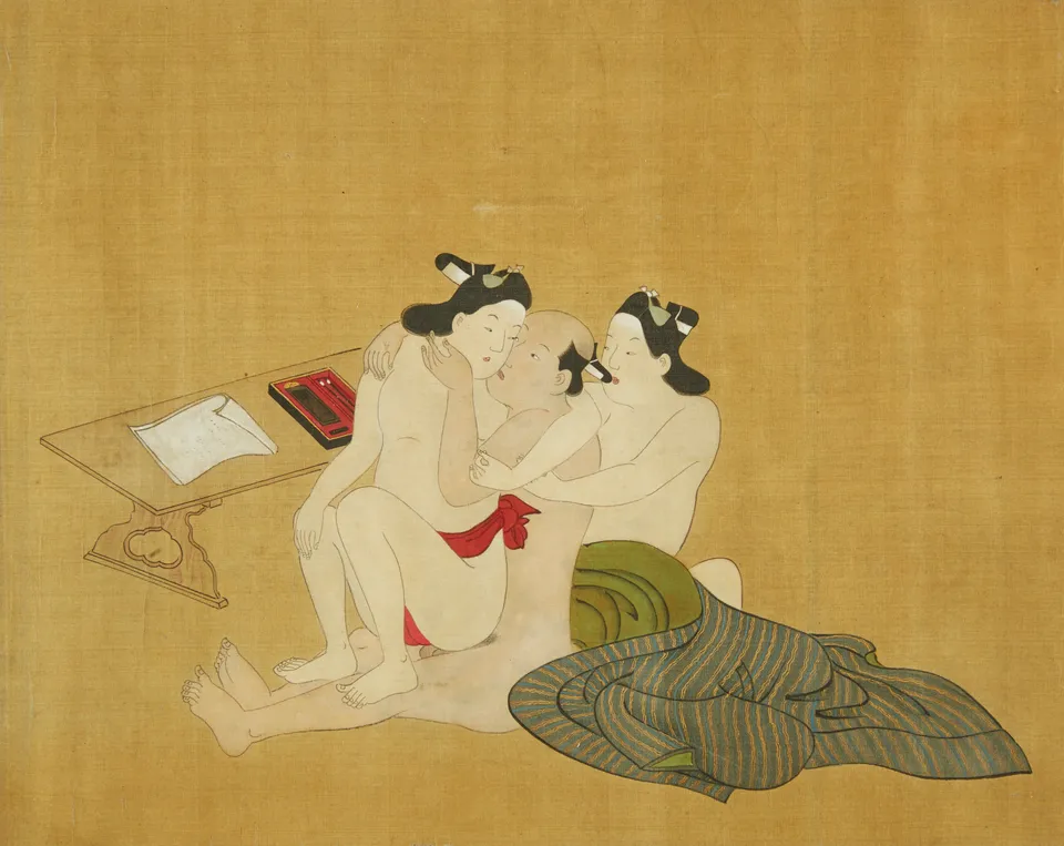 Japanese Art Porno - Feast Your Eyes On These Rare 17th-Century Handscrolls Of Japanese Gay  Erotica | HuffPost Entertainment