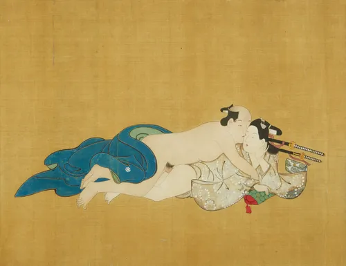 Japanese Gay Art Porn - Feast Your Eyes On These Rare 17th-Century Handscrolls Of Japanese Gay  Erotica | HuffPost Entertainment