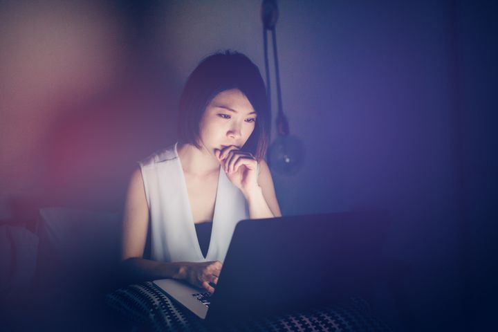 New software can reduce your computer's blue light, making it easier to fall asleep after working late.