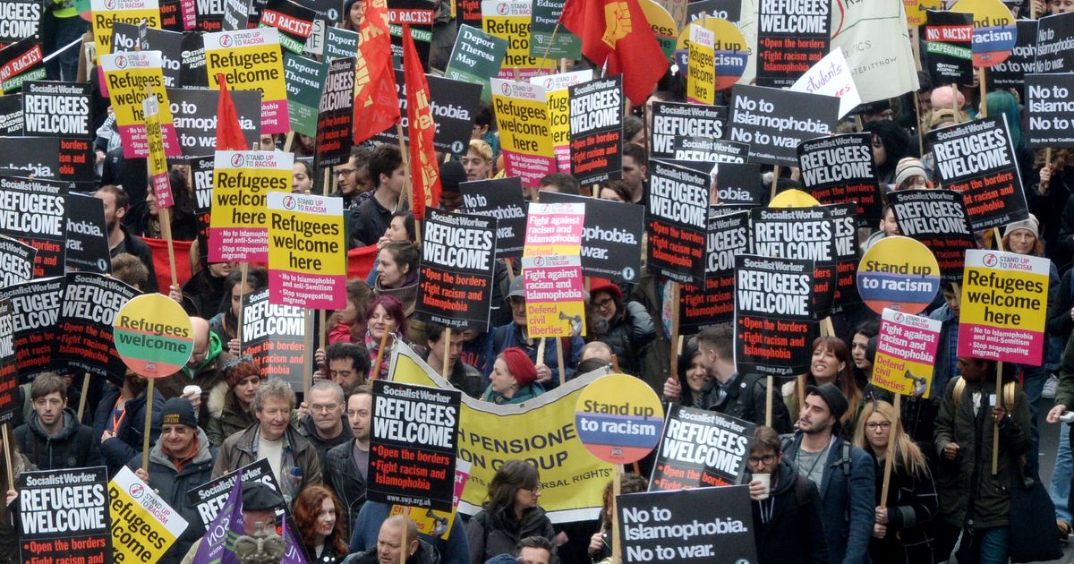 London Rally Marches In Support Of Refugees On Un Anti-Racism Day ...