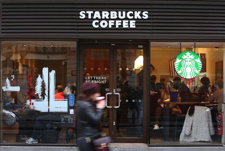 <strong>File photo of a London branch of Starbucks at the Strand</strong>