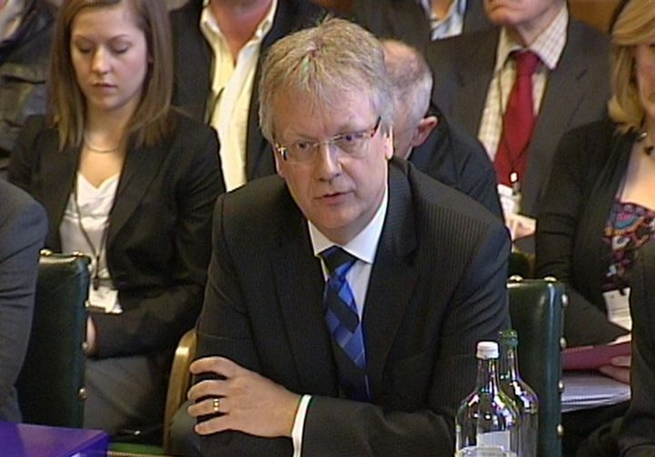 Trevor Bond, president of Cadbury, giving evidence to Parliament in 2011