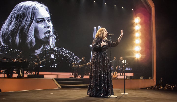 Adele took fans on an emotional journey of her back catalogue