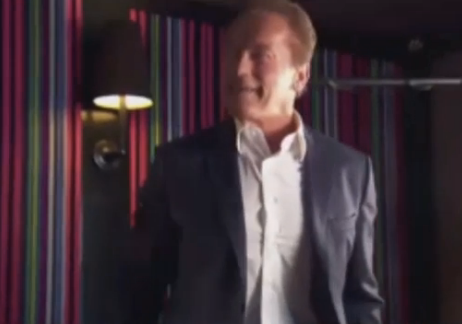 <strong>Arnie won't be back, following this abrupt exit from the interview</strong>