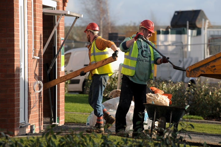 Many builders are among Britain's low-paid self-employed whom the new National Living Wage will not help