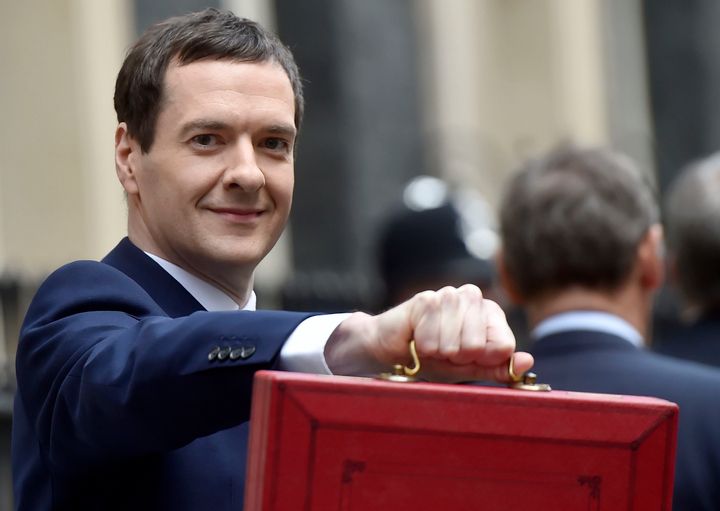 George Osborne on Budget Day - before it all went wrong
