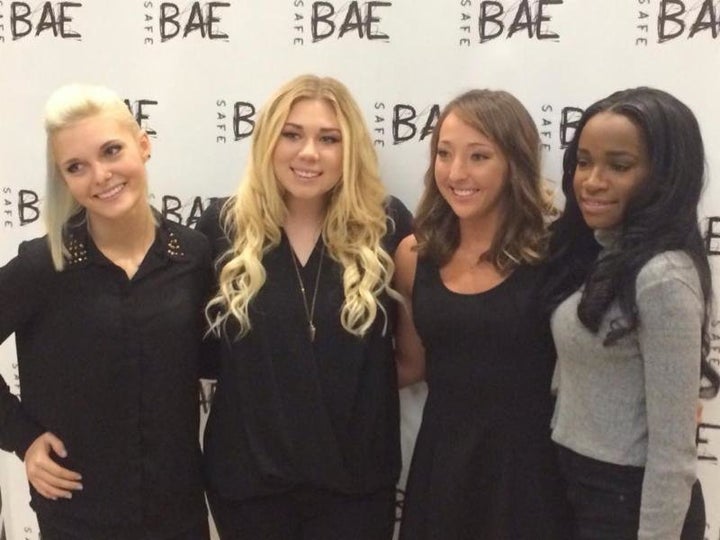 From left; Daisy Coleman, Ella Fairon, Delaney Henderson, Jada Smith.