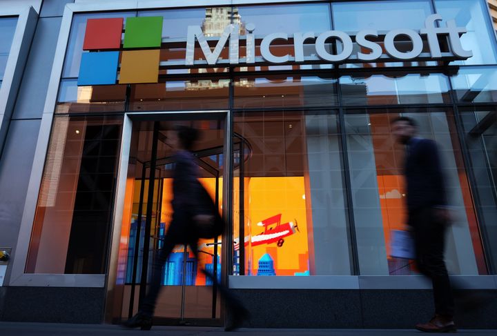 A Microsoft office in New York. The company is expanding its autism hiring program in the U.S. and the U.K.