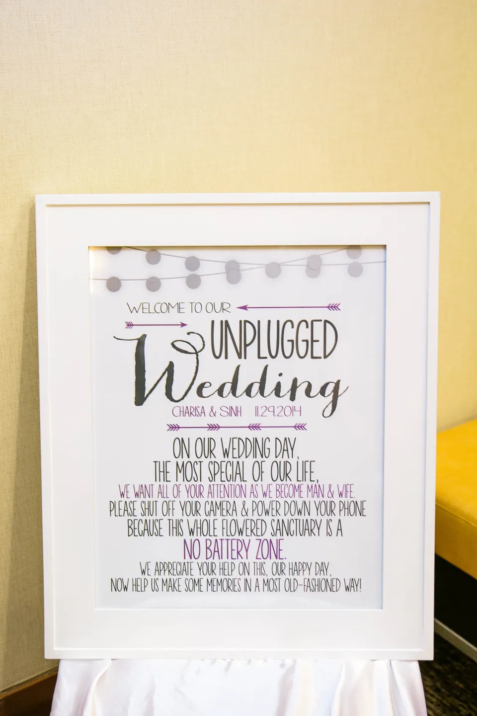 Free Free 314 Welcome To Our Unplugged Wedding Svg SVG PNG EPS DXF File