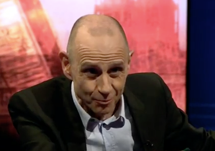 An exasperated Evan Davis