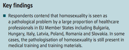 <strong>'Professionally speaking: challenges to achieving equality for LGBT people' was published in March</strong>