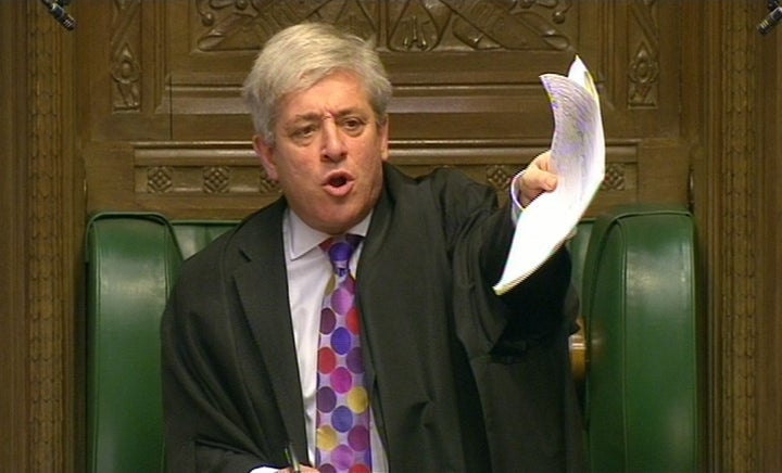 Speaker of the House of Commons John Bercow