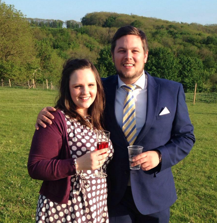 Libby Martin and her fiancé Rob Gazzard