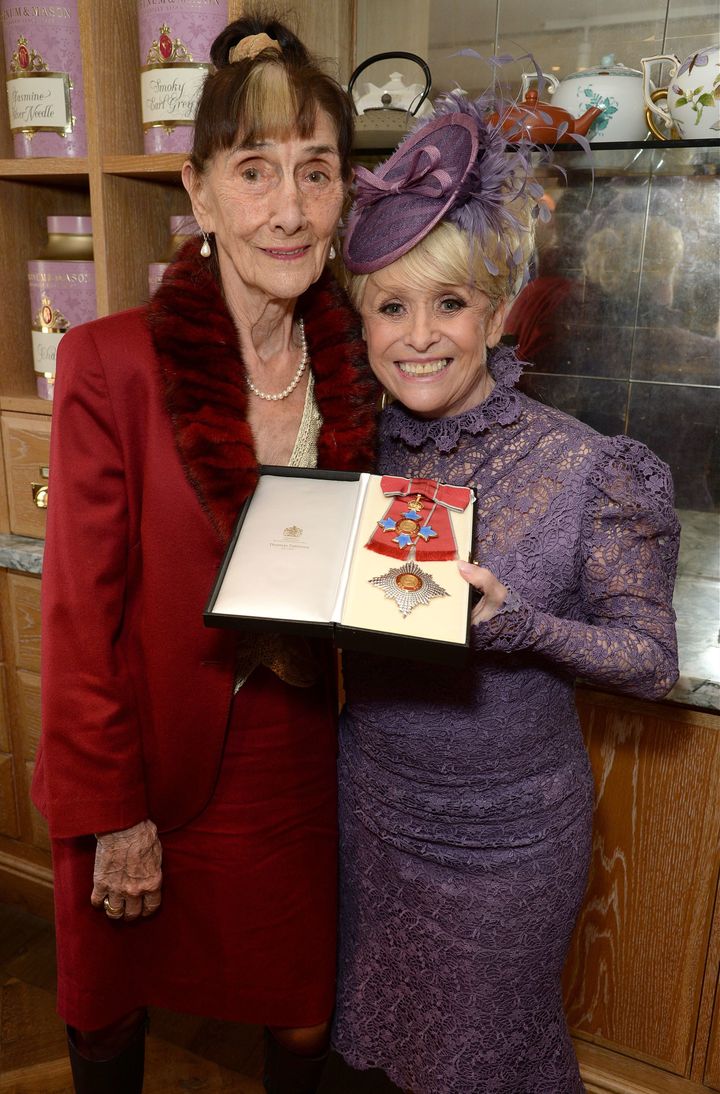 <strong>June Brown was there to support her friend and 'EastEnders' co-star</strong>