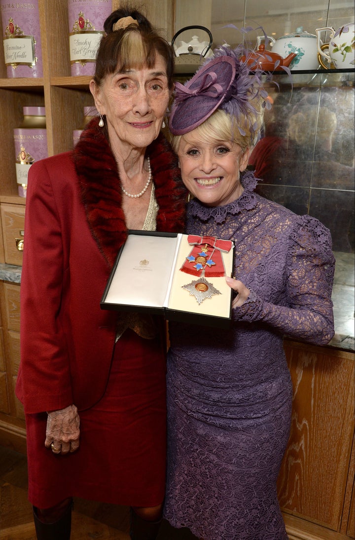 <strong>June Brown was there to support her friend and 'EastEnders' co-star</strong>