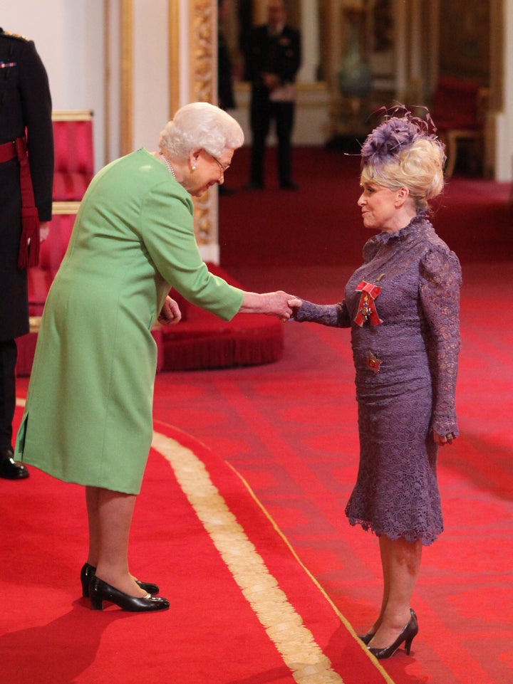 <strong>Barbara commented that it was lovely to see "another small lady"</strong>