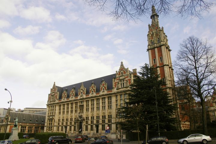 Université Libre de Bruxelles used a Google Doc to organize places for people to stay who were not able to evacuate Brussels. Shown here is the clock tower of the ULB Solbosch Campus in Brussels.