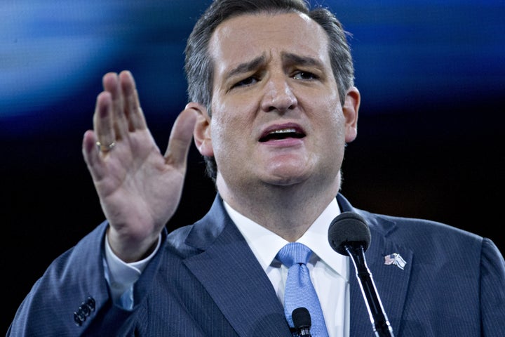 Ted Cruz speaks during the American Israeli Public Affairs Committee policy conference in Washington, D.C., on Monday, March 21, 2016