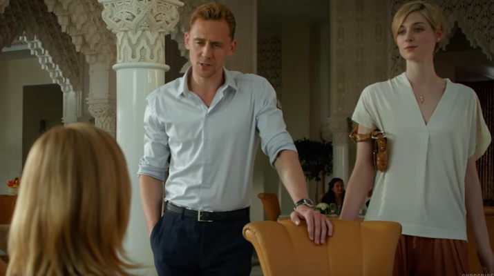 A tense moment for Tom Hiddleston in the final episode of 'The Night Manager'