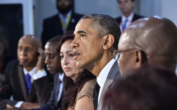 President Obama took part in a Civil Society Roundtable discussion in Havana on Tuesday.