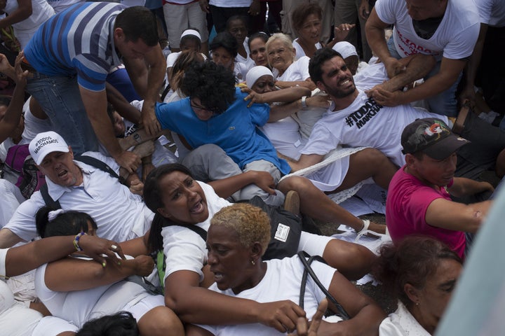 Maldonado was recently detained after he took part in an anti-government protest in Havana on Sunday, hours before Obama's arrival to the city.