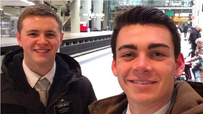 Mason Wells (Left) survived the Brussels terror attacks