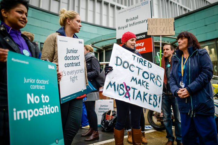 Junior doctors to stage the first full walkout in the history of the NHS in April.