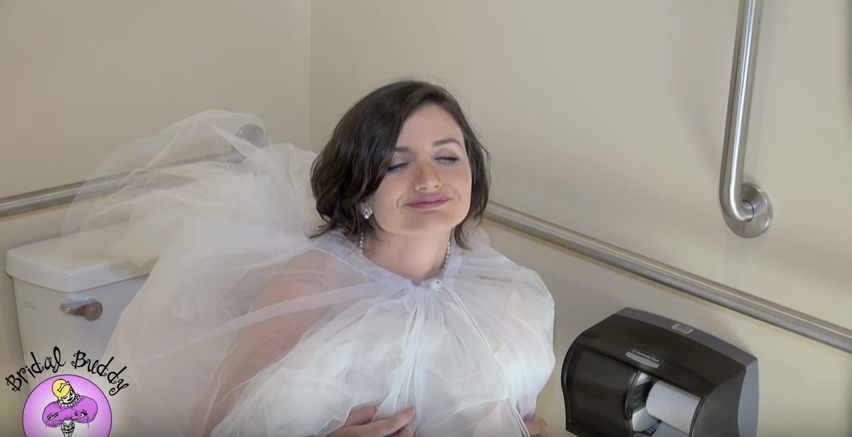 This Clever Invention Makes It Easier To Pee In A Wedding Dress