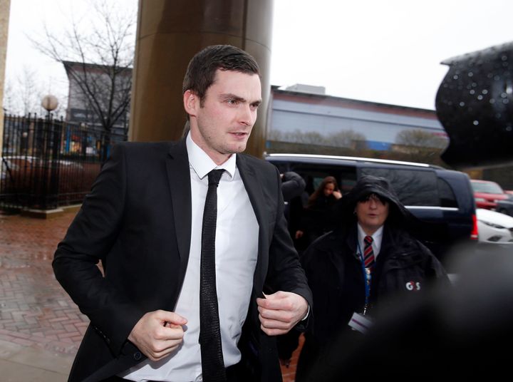 Adam Johnson's sister Faye has said she will not attend her brother's sentencing today
