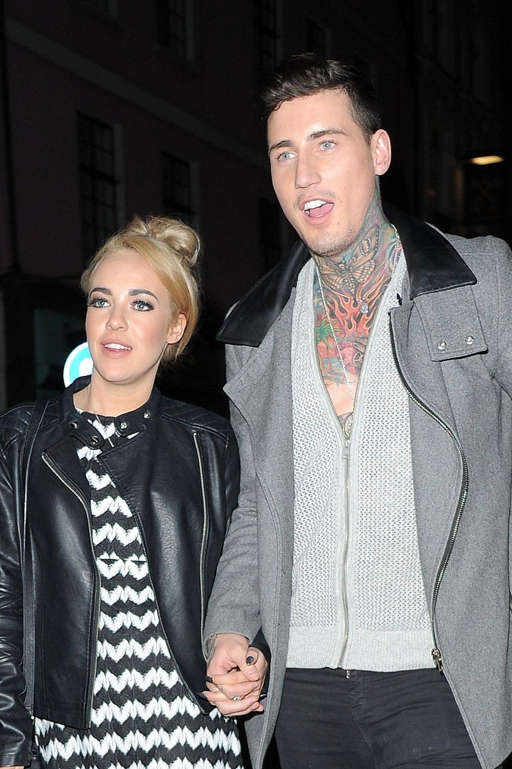 <strong> Stephanie Davis and Jeremy McConnell</strong>