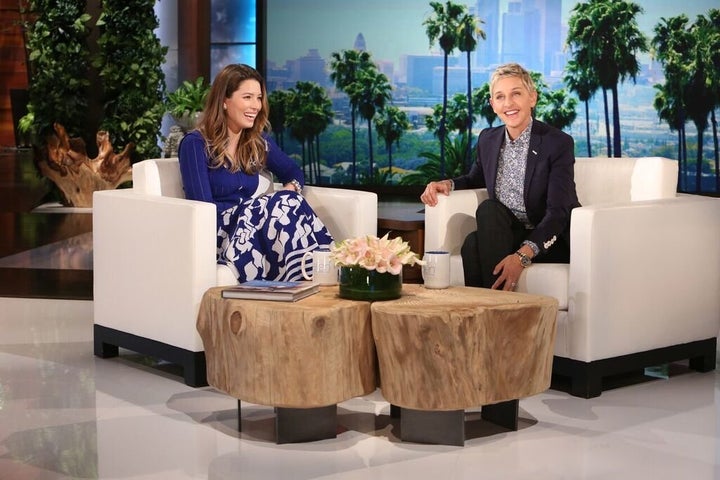 Jessica Biel on Thursday's episode of "The Ellen DeGeneres Show." 