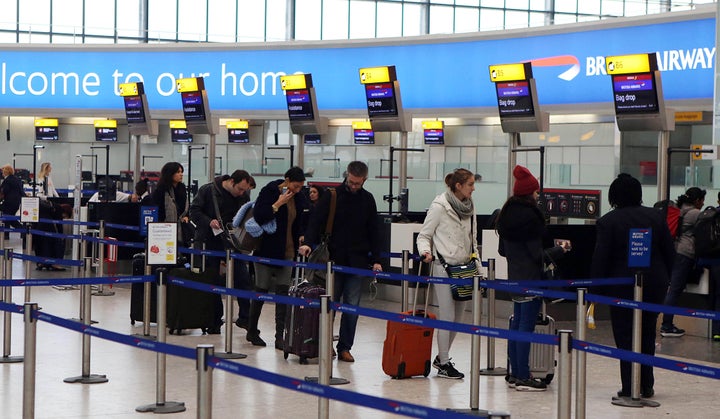 Security has been stepped up at Heathrow and Gatwick airports following the Brussels attacks