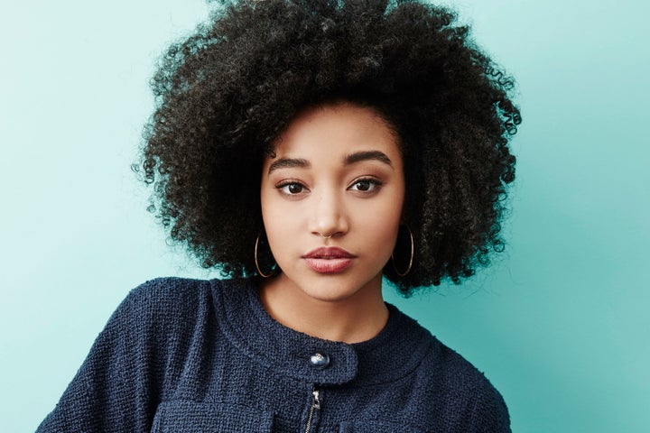 Amandla Stenberg poses for a portrait at the 2016 Sundance Film Festival. 