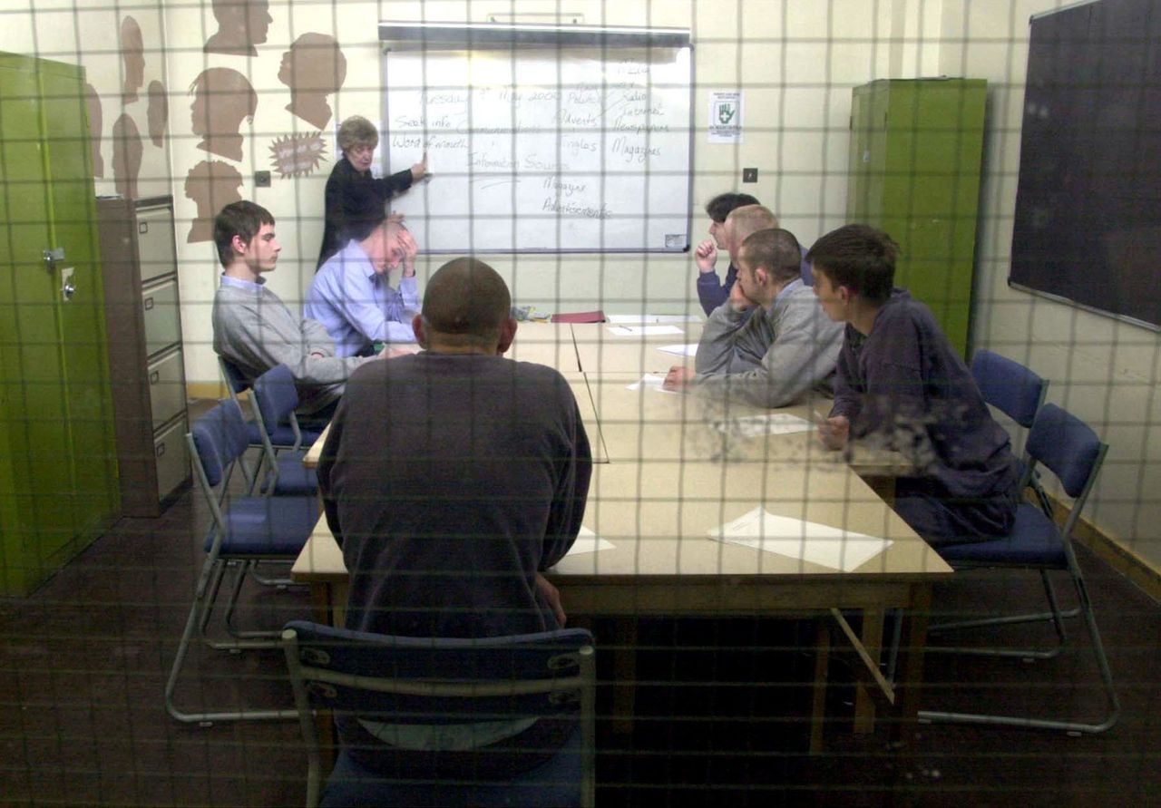 Prisoners at the Glen Parva MHP Young Offenders Institution in Leicestershire where Amad was in custody