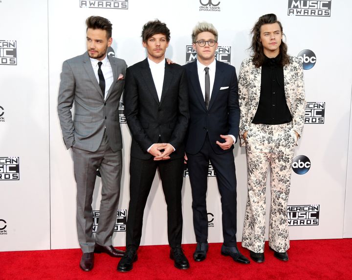 1D at an event last year looking, frankly, like members of four different pop groups
