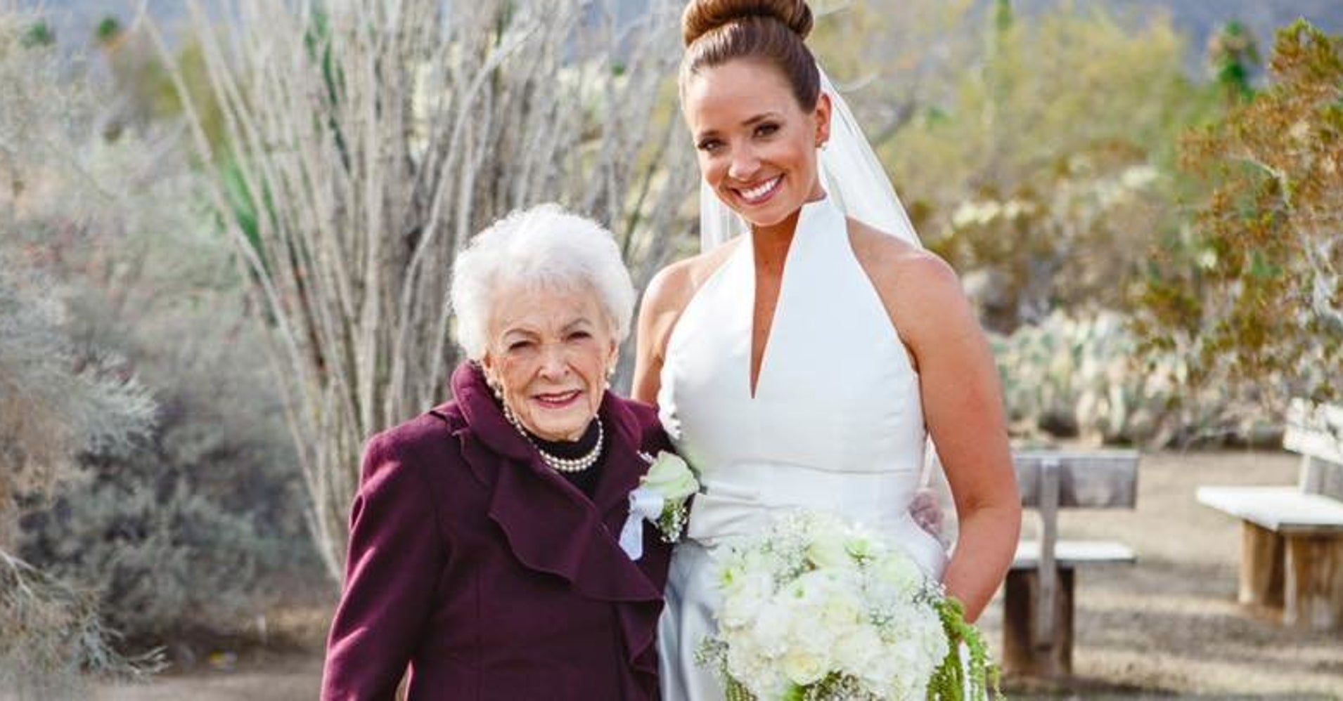 95YearOld Grandma Proves You're Never Too Old To Be A Flower Girl HuffPost