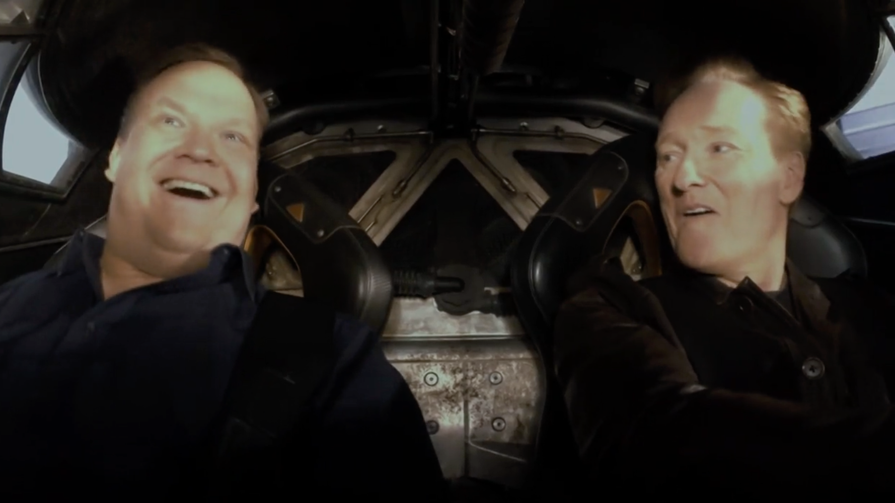 Conan O'Brien And Andy Richter Rent The Batmobile For A Day HuffPost