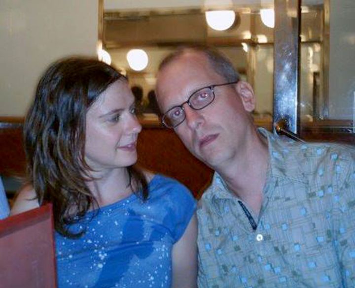 David Dixon pictured with his partner Charlotte Sutcliffe