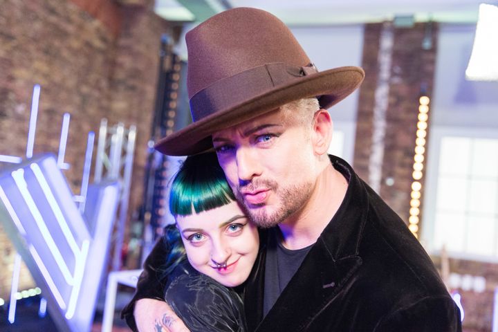 <strong>Boy George and Cody Frost</strong>
