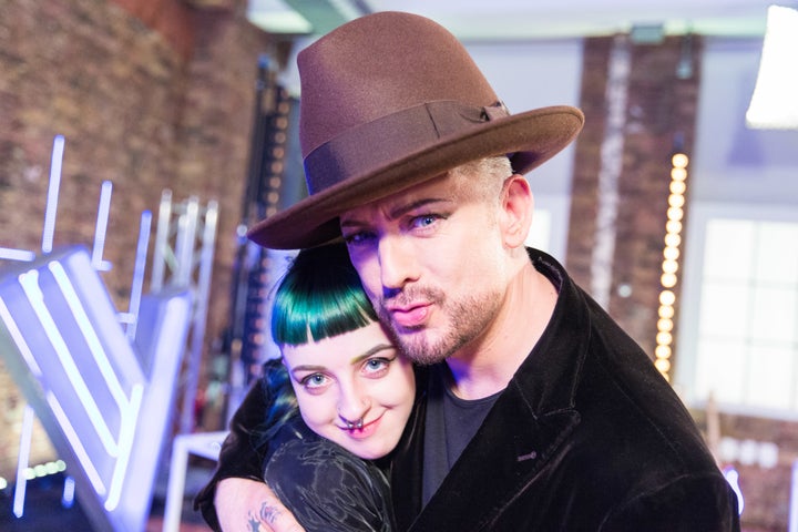 <strong>Boy George and Cody Frost</strong>