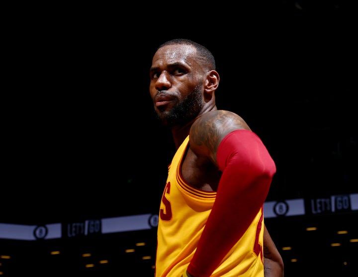 The play in Cleveland isn't up to LeBron's standards. 