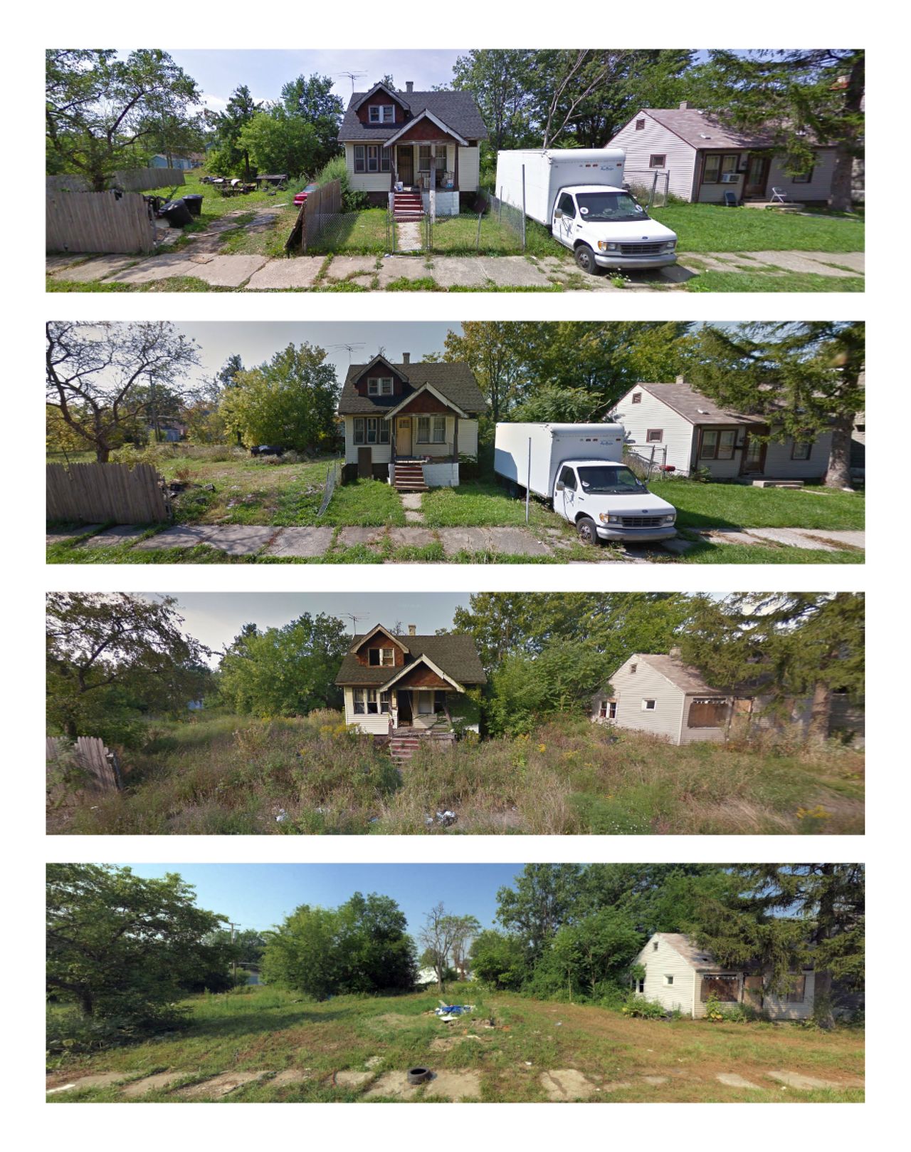 Barham Street in the Morningside neighborhood was captured by Bing and Google in August 2009, October 2011, September 2013 and August 2014.