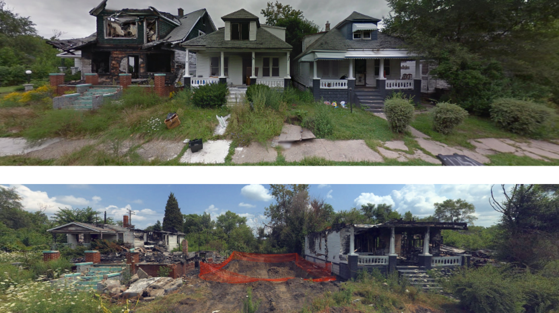 Watch Detroit Neighborhoods Fall Into Ruin Through Google Street View Images Huffpost